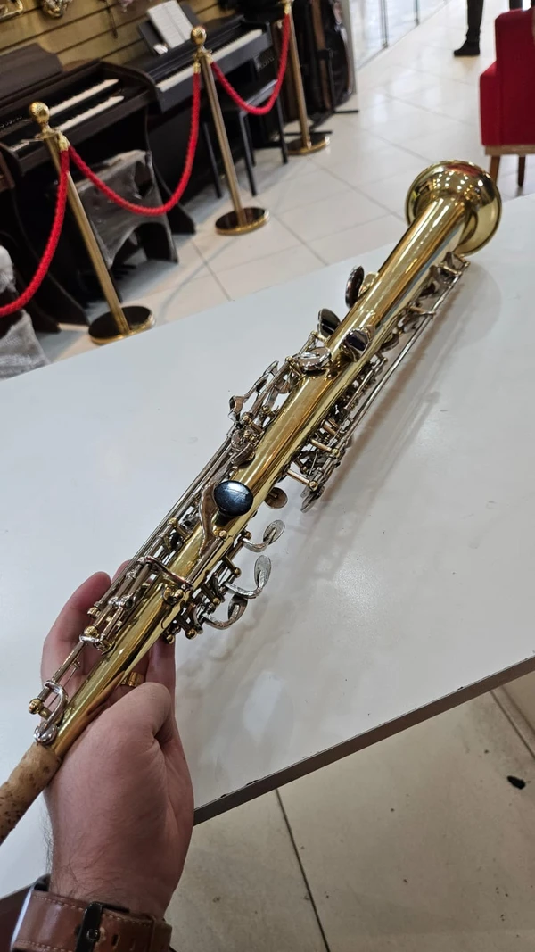 Sax Soprano Weril Master 91 Tudel Inteiriço Usado Revisado