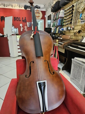Violoncelo Jahnke 4/4 Envelhecido Fosco (Completo)