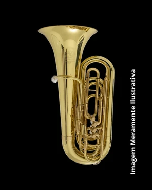 (NOVA) Tuba 3/4 HS TB3 - 4 pistos - Profissional Sib