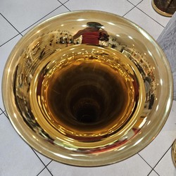 Tuba BM 3/4 em sib - 3 pistos - usado