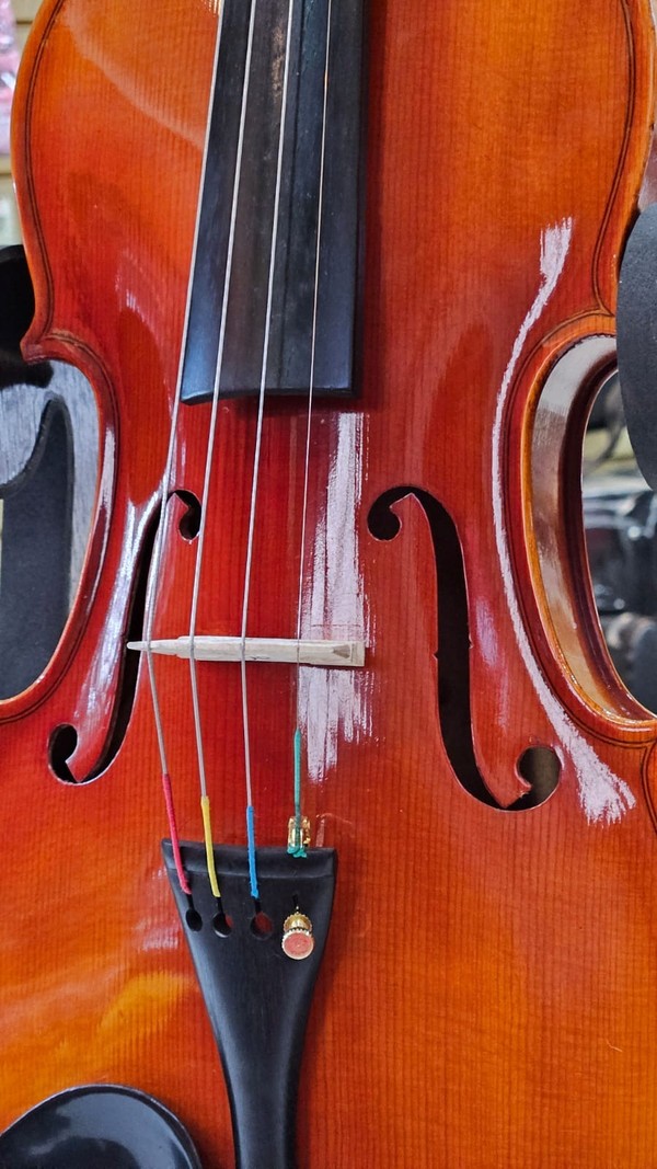 Violino Alemão 4/4 (Cópia Stradivarius, Ébano, Mauro Calixto)