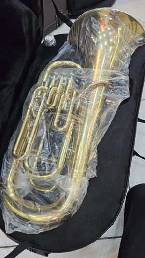 Eufônio Bombardino Harmonics 4 Pistos Sib NOVO Laqueado!