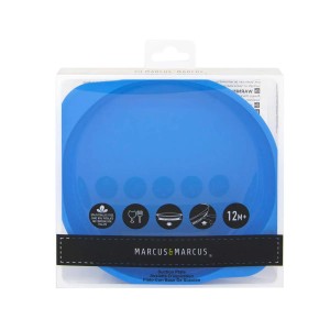 Prato Sucção Azul Marcus&Marcus