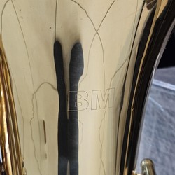 Tuba BM 3/4 em sib - 3 pistos - usado