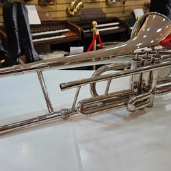 (Dó) Trombone Weril Curto Niquelado Usado/Revisado FÁ-SOL-LÁ!