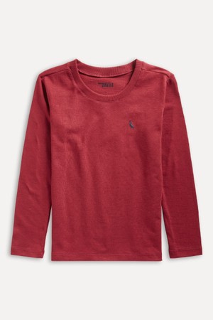 72573 CAMISETA ML MINI GOLA CARECA VERMELHO RESERVA