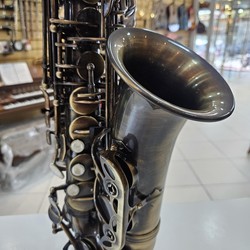 Sax Alto Dolphin envelhecido + Garantia FÁ-SOL-LÁ