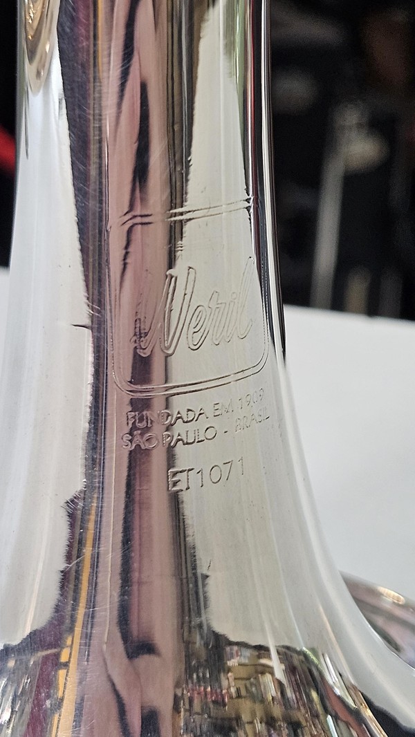 Trompete Weril ET1071 Sib - Prata - Seminovo