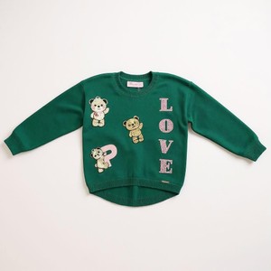 BLUSA TRICOT PATCHES LOVE VERDE PITUCHINHUS - 20712