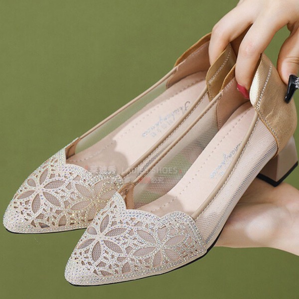 (OFERTA DA SEMANA) Sapato Respirável | Luxo | Brilho e Pedraria| Malu