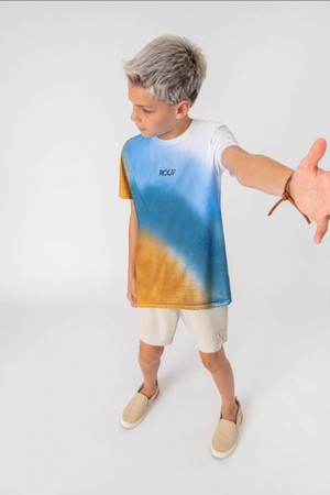 T-SHIRT COM LAVACAO TIE DYE RICCO - 5165