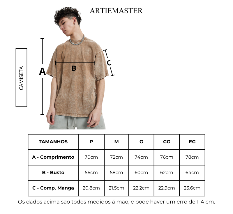 Camiseta Oversized Artie Batik
