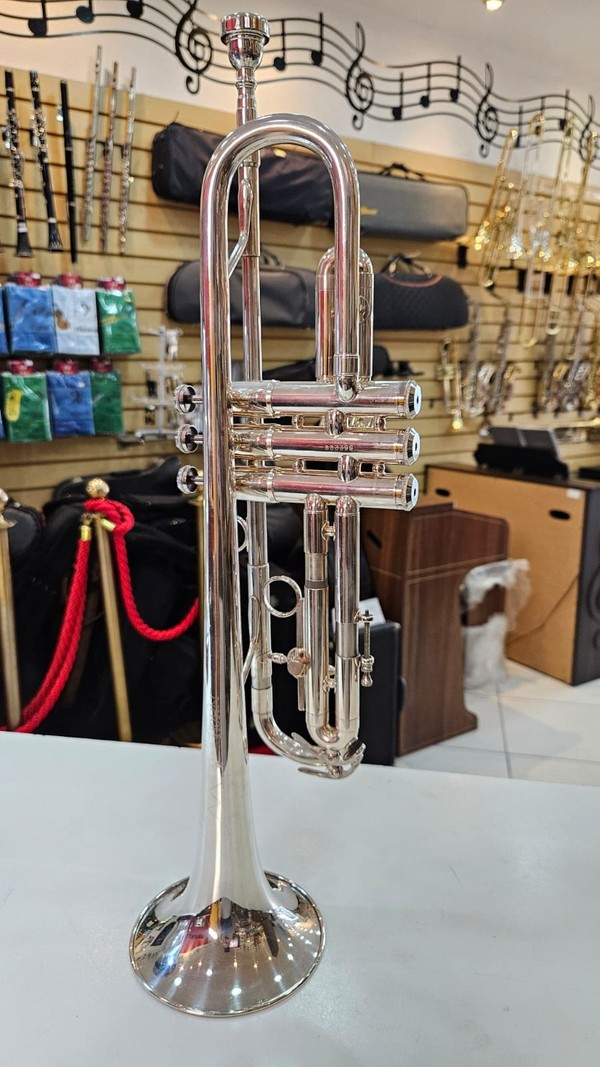 (Raridade) Trompete Holton ST304 Sib - colecionador, prata, original