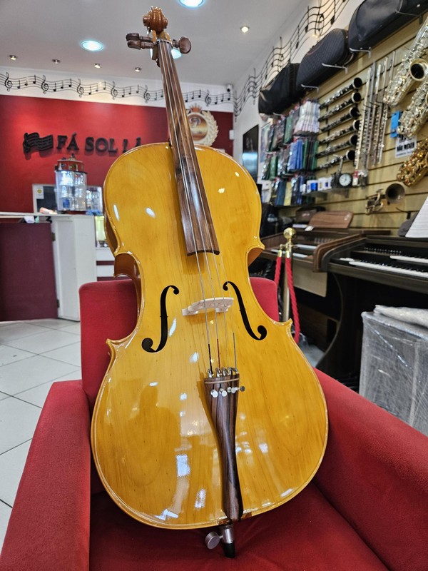 Violoncelo Nhureson Cremona Dourado (Ajustado Luthier)
