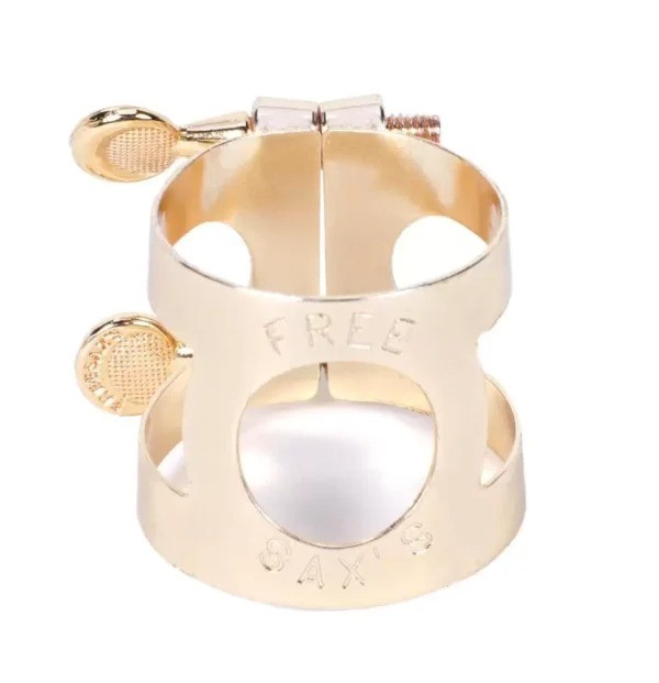 Abraçadeira Sax/Clarinete de metal  Free Sax para boquilha de Massa (Yamaha, Vandoren)