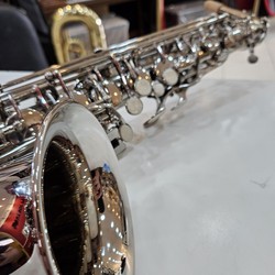 Sax Alto Eagle Niquelado Seminovo + Acessórios