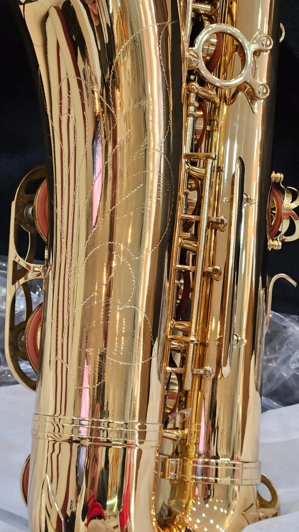 Sax Tenor Schieffer Novo Dourado Laqueado + NF e Garantia