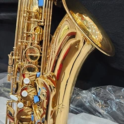 Sax Tenor Schieffer Novo Dourado Laqueado + NF e Garantia