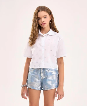 CAMISA CAROLINE BRANCO TEEN BOBBYLULU  B26096