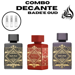 Combo Árabe - 3 decantes Bade'e Oud Lattafa