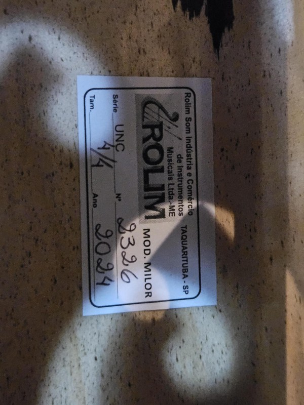 Violoncelo Rolim 4/4 nacional - envelhecido - NOVO