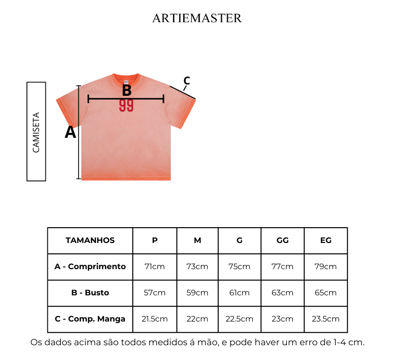Camiseta Oversized Artie Invencible