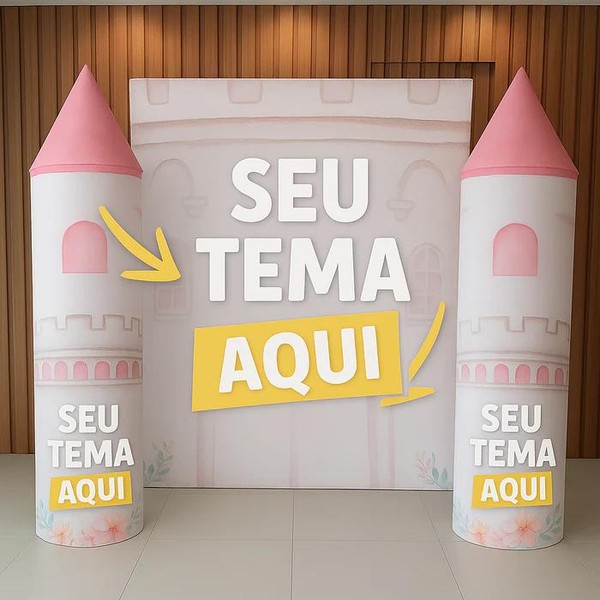 Kit Painel + Cilindros Personalizados 