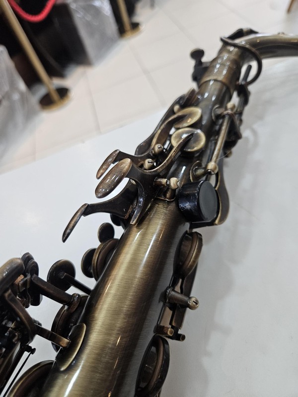 Sax Alto Dolphin envelhecido + Garantia FÁ-SOL-LÁ