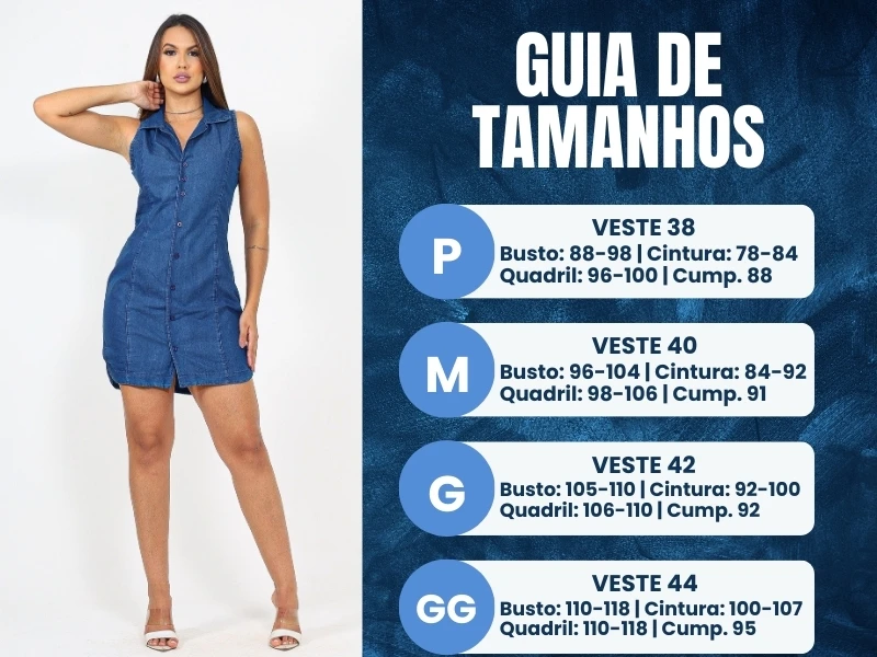 Tabela de medidas