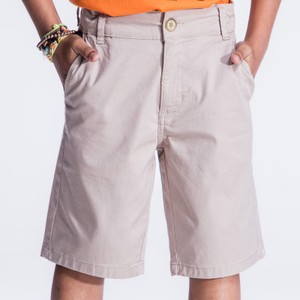 06104 BERMUDA SARJA KINGEJOE PLAY SLIM AREIA