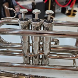 (Dó) Trombone Weril Curto Niquelado Usado/Revisado FÁ-SOL-LÁ!