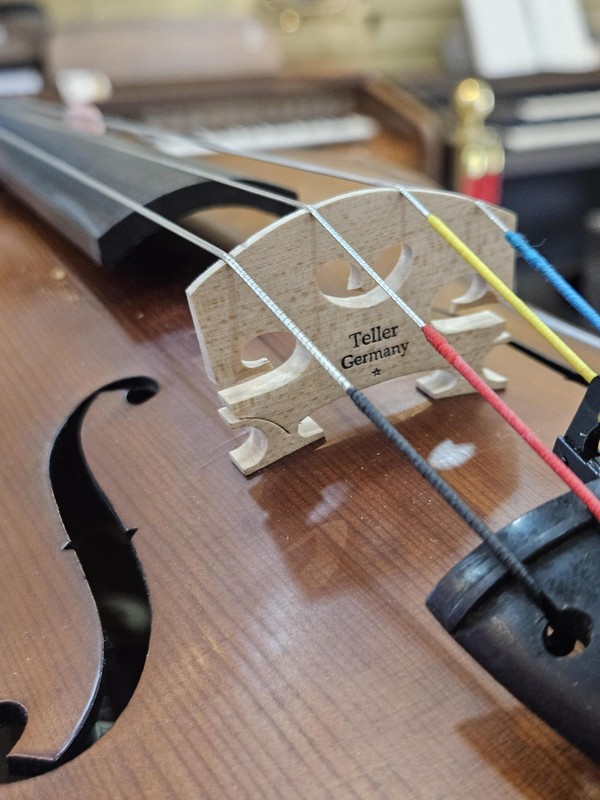 Viola de arco Eagle 42cm usada, ajustada (Som Encorpado) + Estojo e Arco!