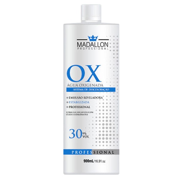 OX Água Oxigenada 30 Volumes 900ml