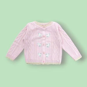 3639 CASACO MELINA BABY TRICOT BORDADO MINI LADY ROSA DELICADOV