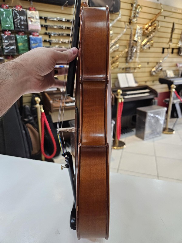Viola de arco Eagle 42cm usada, ajustada (Som Encorpado) + Estojo e Arco!