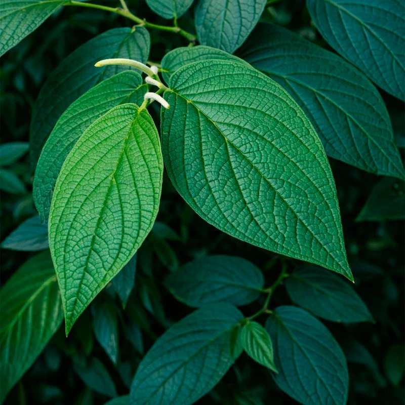 Folhas de Piper mollicomum