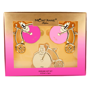 Conjunto Miniaturas 3 Mont'anne Parfums - Miss You Luxe + Miss You Glamour + Adieu Luxe - 25 ml