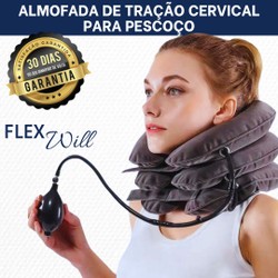 Almofada de Tração Cervical para Pescoço - FlexWil