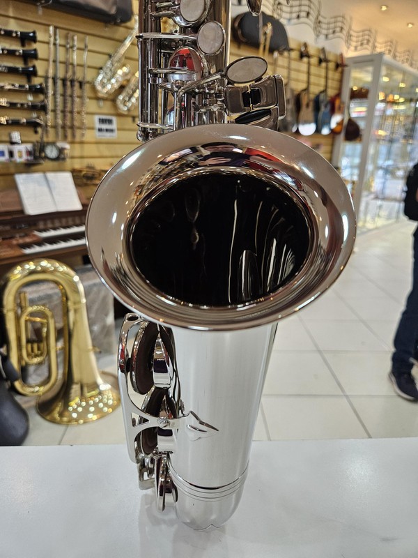 Sax Alto Eagle Niquelado Seminovo + Acessórios