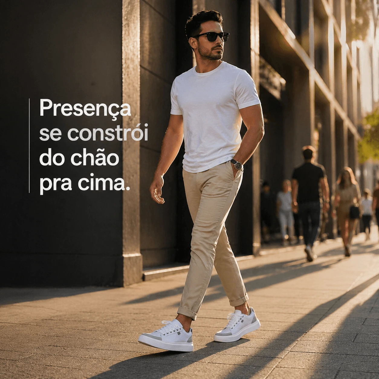 tenis casual masculino branco combinando com jeans estilo moderno e elegante