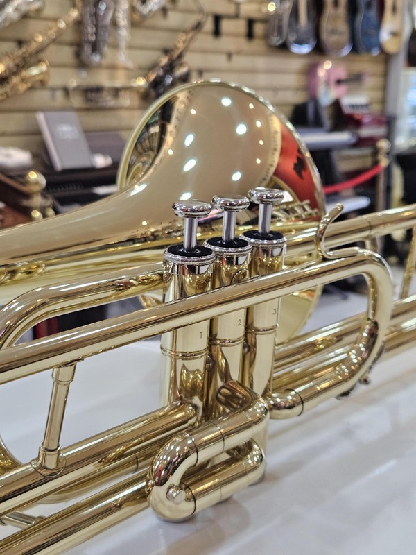 (Sib) Trombone curto Sib Jahnke NOVO dourado