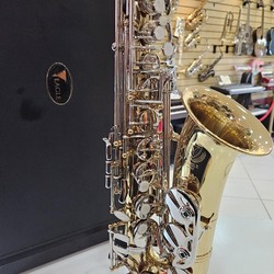 Sax Alto Eagle SA 500 Laqueado com Niquelado - Seminovo