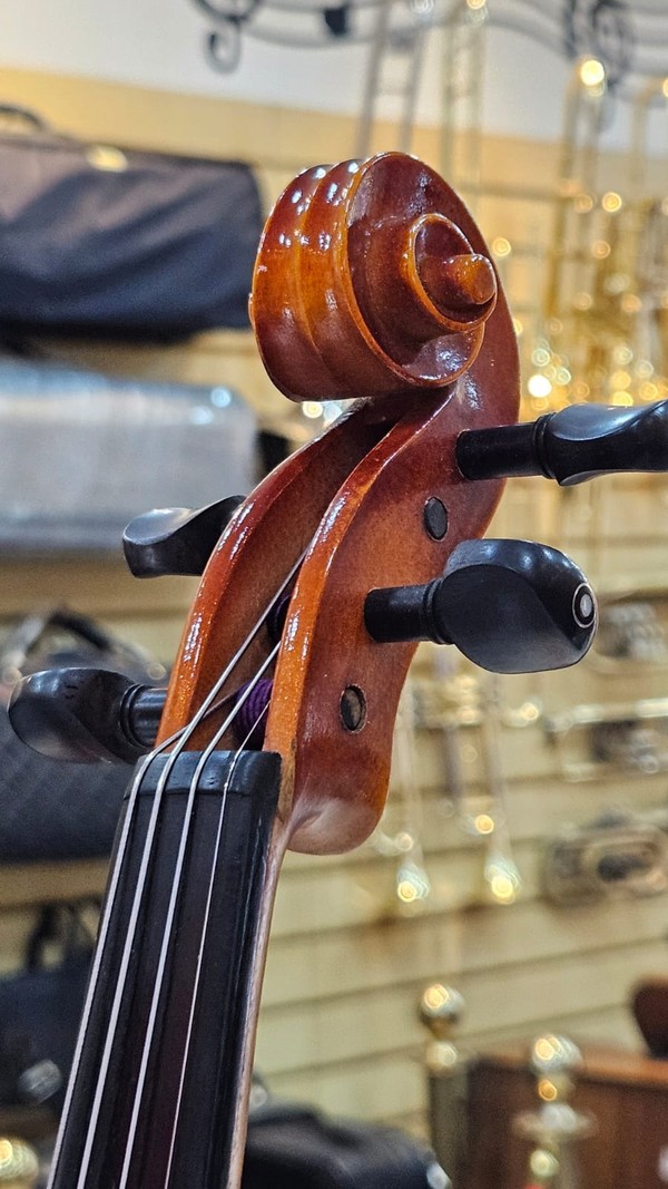 Violino Alemão 4/4 (Cópia Stradivarius, Ébano, Mauro Calixto)