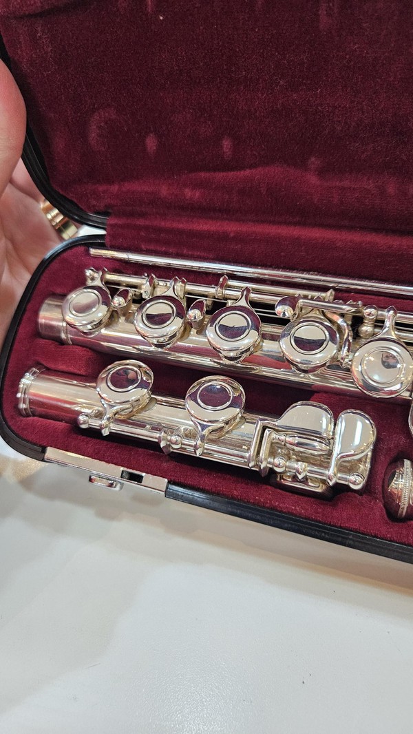 Flauta Transversal Yamaha 311 Revisada Cabeça de Prata!