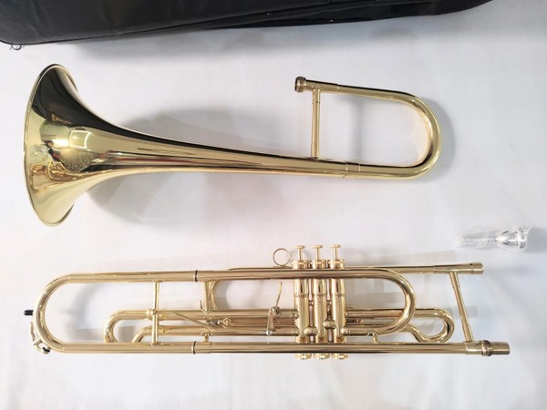 (Sib) Trombone Curto HS S761 Sib - Profissional - laqueado