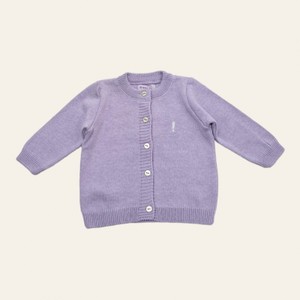 2009700 CARDIGAN EM TRICO  PATERNOLLI LILAS NINA GO