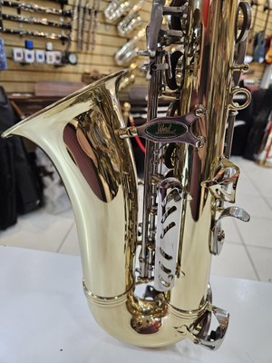🔥 Sax Alto Weril Spectra A931 usado com corpo laqueado e chaves niqueladas