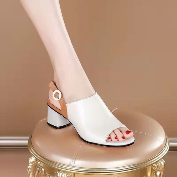 (OFERTA IMPERDÍVEL) Sandália Ortopédica em Couro | Analice