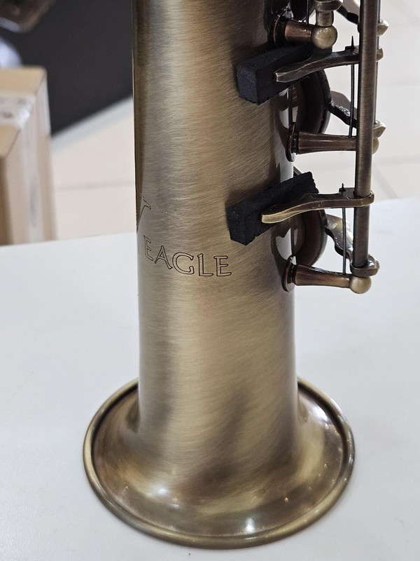 Sax Soprano Eagle Reformado FÁ-SOL-LÁ (Envelhecido)