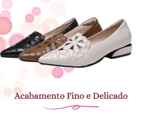 Lançamento | Sapato Casual Confort em Couro | Alice